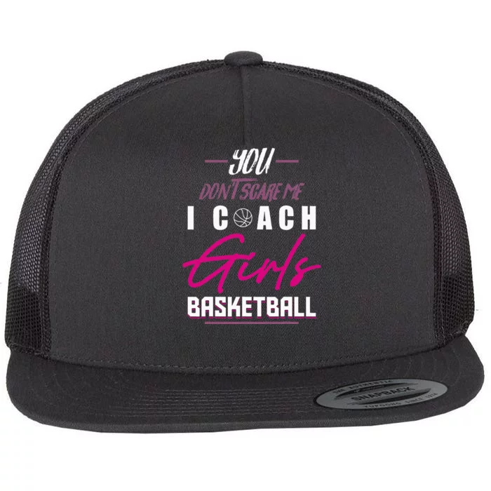 Basketball Player Coach Team Funny Baller Girl Trainor Flat Bill Trucker Hat