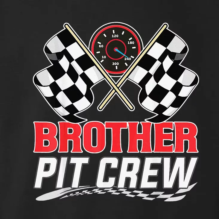 Brother Pit Crew Race Car Birthday Party Racing Family Toddler Hoodie