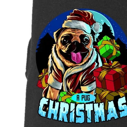 Best Pug Christmas Doggie 3-End Fleece Hoodie