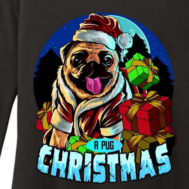 Best Pug Christmas Womens CVC Long Sleeve Shirt