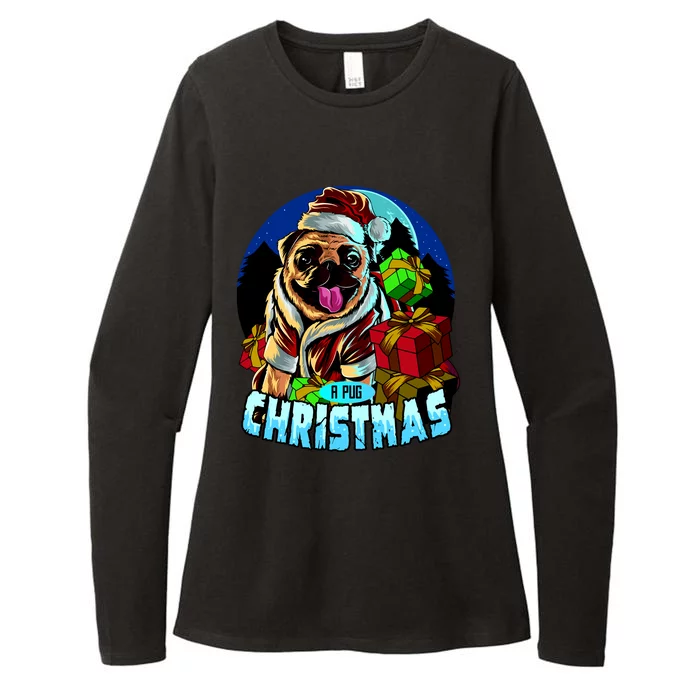 Best Pug Christmas Womens CVC Long Sleeve Shirt