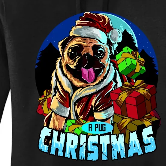 Best Pug Christmas Women's Pullover Hoodie