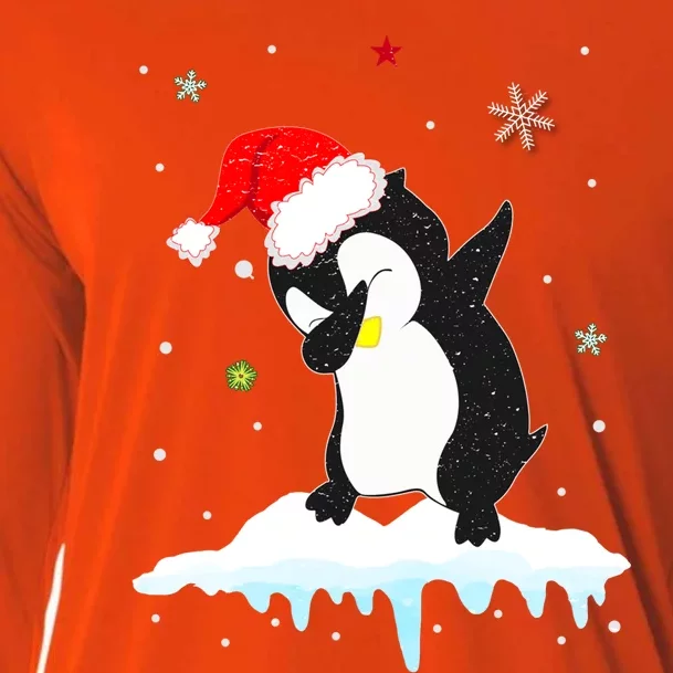 Best Penguin Christmas Matching Family Gift Cooling Performance Long Sleeve Crew