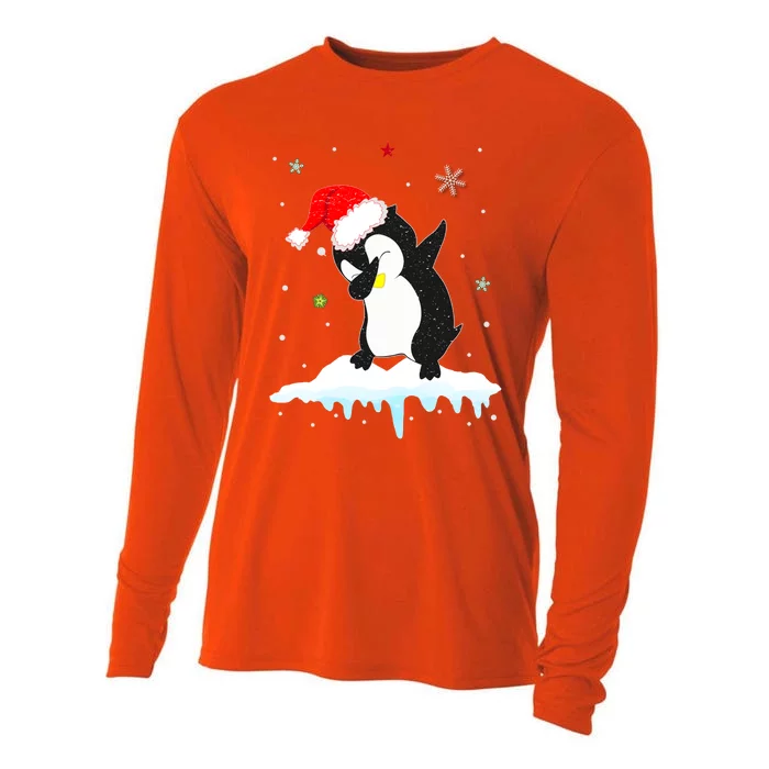 Best Penguin Christmas Matching Family Gift Cooling Performance Long Sleeve Crew