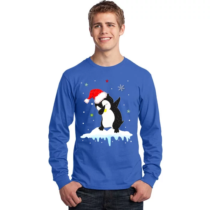 Best Penguin Christmas Matching Family Gift Tall Long Sleeve T-Shirt