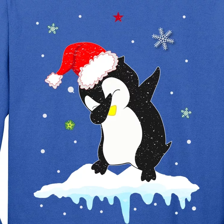 Best Penguin Christmas Matching Family Gift Tall Long Sleeve T-Shirt