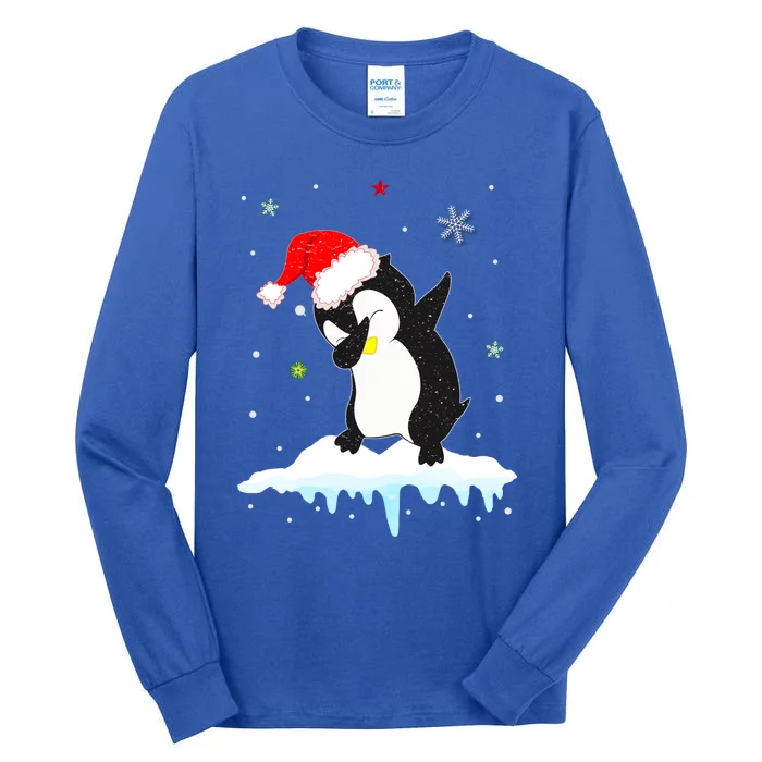 Best Penguin Christmas Matching Family Gift Tall Long Sleeve T-Shirt