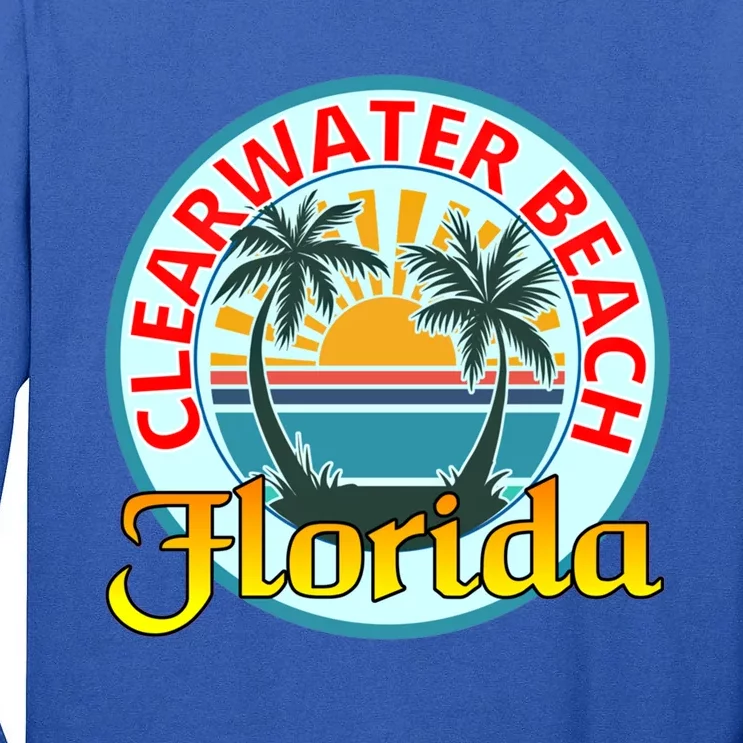 Beach Please Clearwater Beach Florida Beach Spring Break Cute Gift Tall Long Sleeve T-Shirt