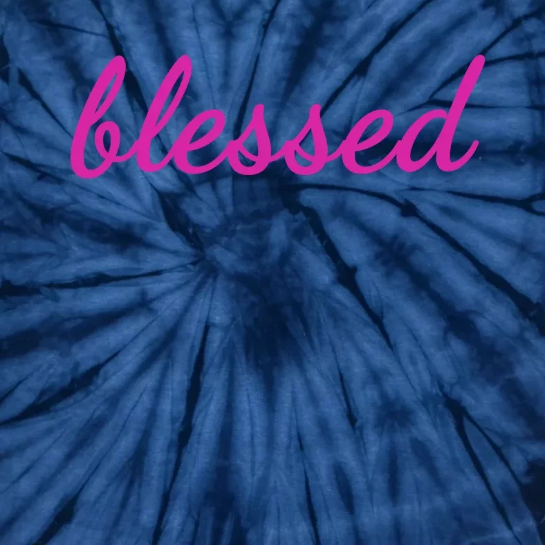 Blessed Pink Christian Tie-Dye T-Shirt