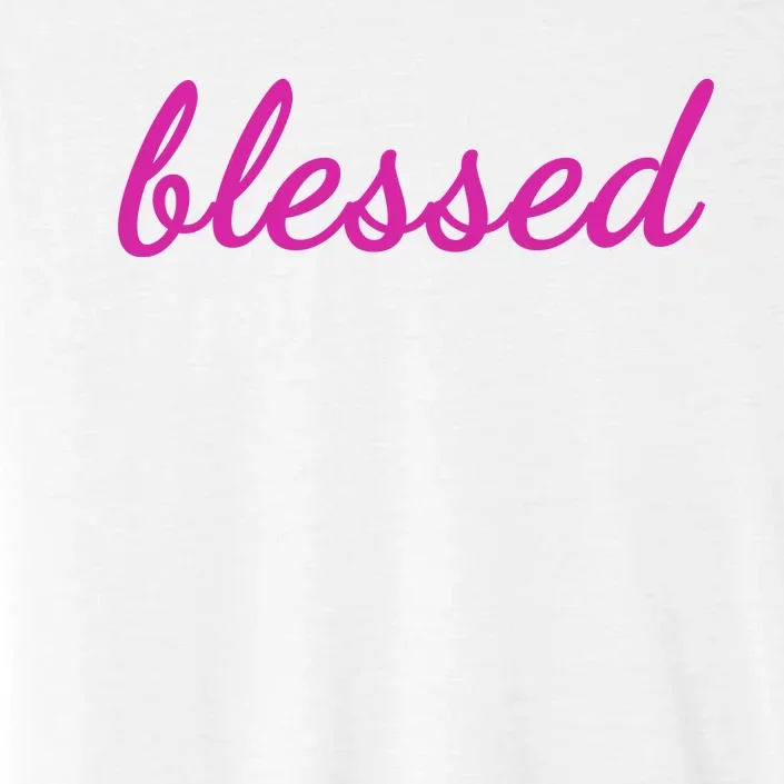 Blessed Pink Christian ChromaSoft Performance T-Shirt