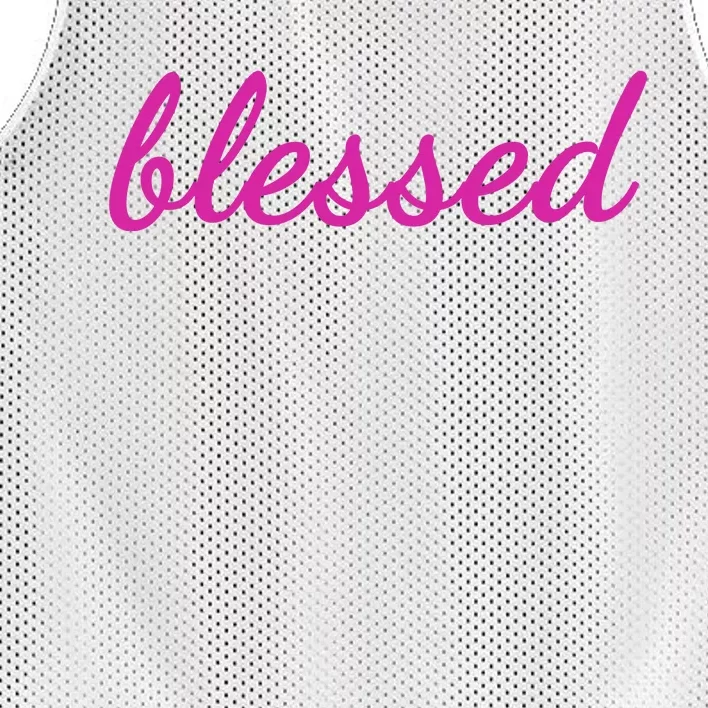 Blessed Pink Christian Mesh Reversible Basketball Jersey Tank