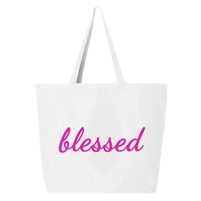 Blessed Pink Christian 25L Jumbo Tote