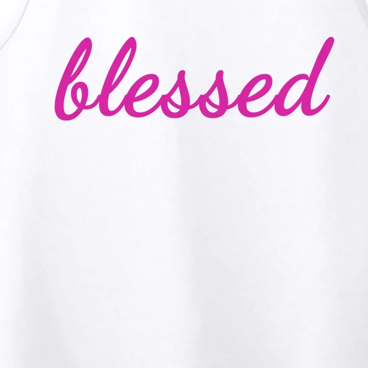 Blessed Pink Christian Performance Tank