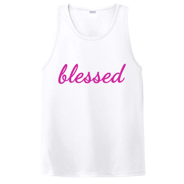 Blessed Pink Christian Performance Tank