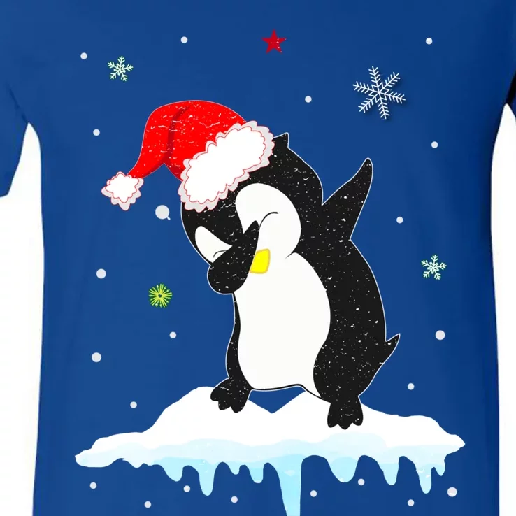 Best Penguin Christmas Matching Family Meaningful Gift V-Neck T-Shirt