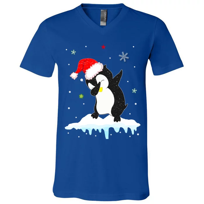 Best Penguin Christmas Matching Family Meaningful Gift V-Neck T-Shirt