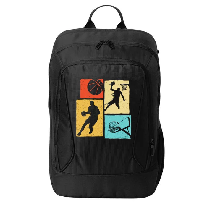 Basketball Players - Colorful Ball Hoop Sports Lover City Backpack