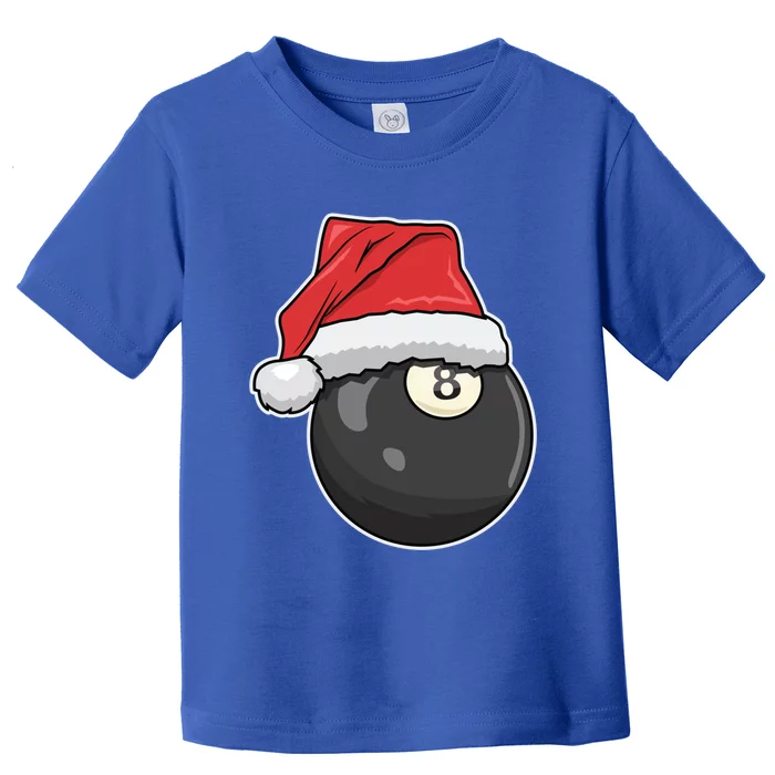 Billiards Player Christmas Costume Pool Funny Gift Toddler T-Shirt