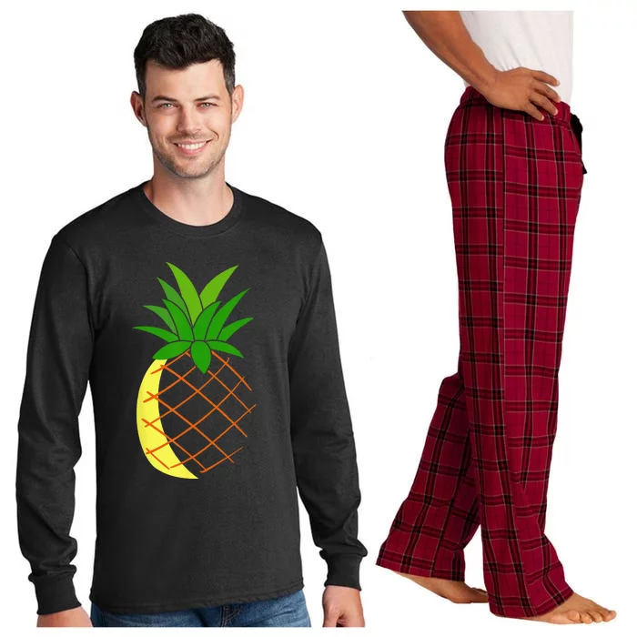 Big Pineapple Costume Cute Easy Fruit Halloween Gift Long Sleeve Pajama Set