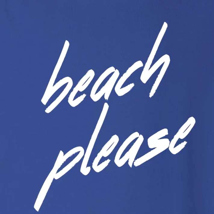 Beach Please Cool Vacay Casual Summer Vacation Gift Toddler Long Sleeve Shirt