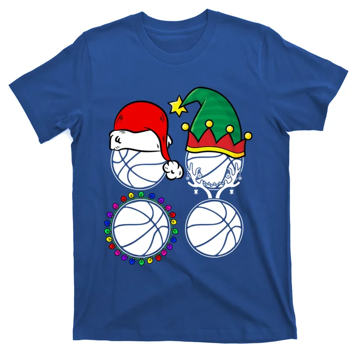 Basketball Player Christmas Cool Ugly Xmas Santa Reindeer Great Gift T-Shirt