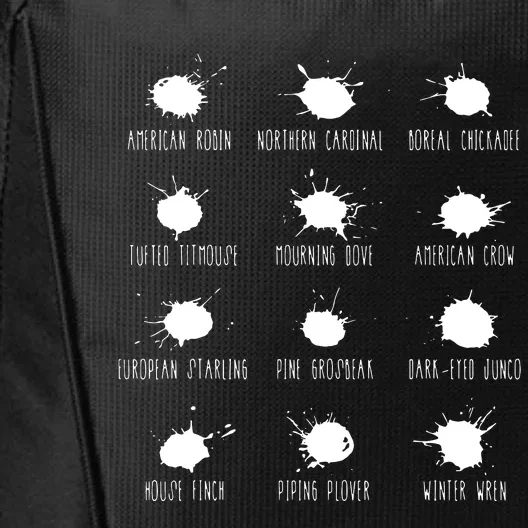 Birds Poops Chart City Backpack