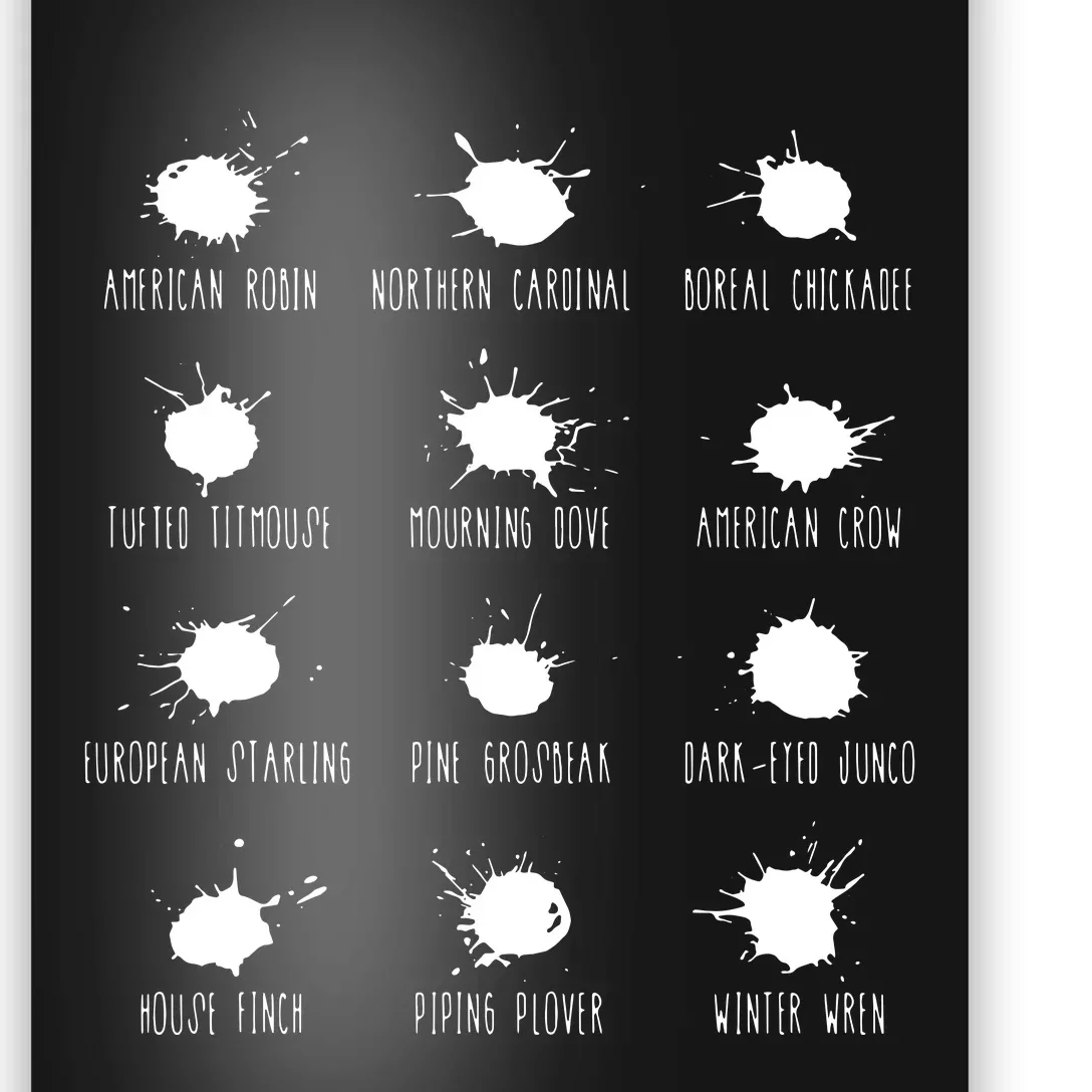 Birds Poops Chart Poster