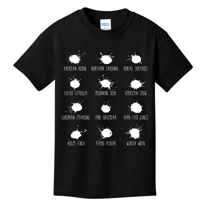 Birds Poops Chart Kids T-Shirt