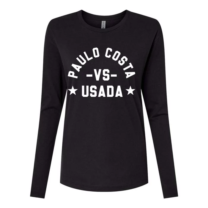 Borrachinhamma Paulo Costa Vs Usada Womens Cotton Relaxed Long Sleeve T-Shirt