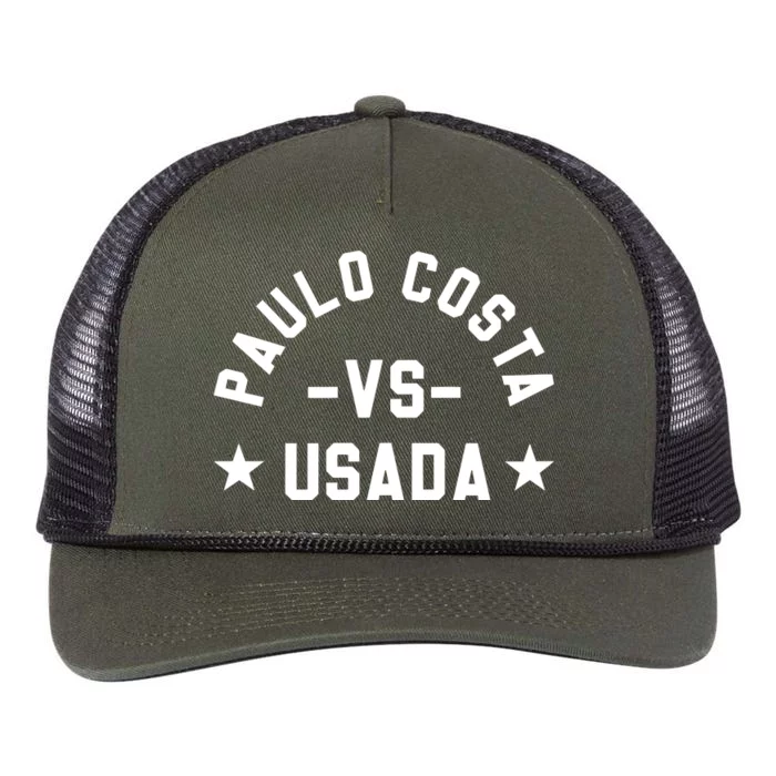 Borrachinhamma Paulo Costa Vs Usada Retro Rope Trucker Hat Cap