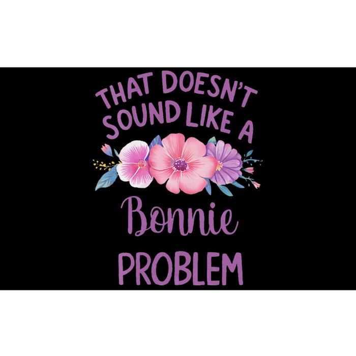 Bonnie Personalized Cute Flower Bonnie Name Bumper Sticker