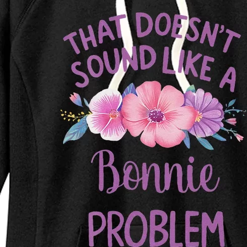 Bonnie Personalized Cute Flower Bonnie Name Women's Fleece Hoodie