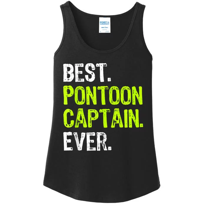 Best Pontoon Captain Ever | Pontoon Boat Ladies Essential Tank