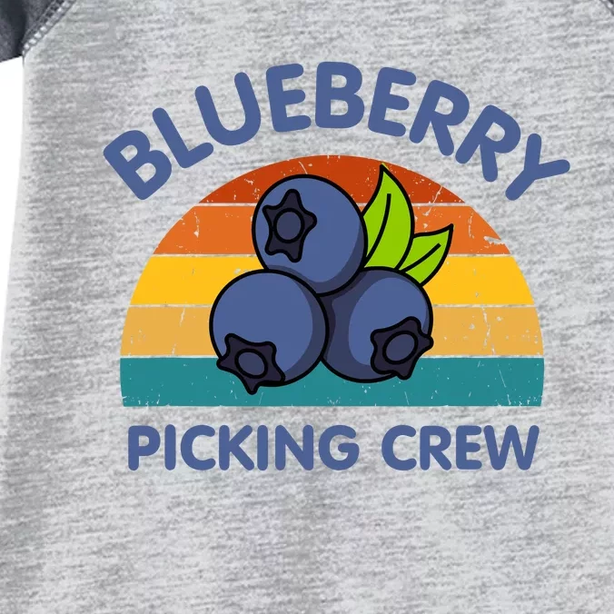 Blueberry Picking Crew Cute Family Blueberries Summer Fruit Infant Baby Jersey Bodysuit