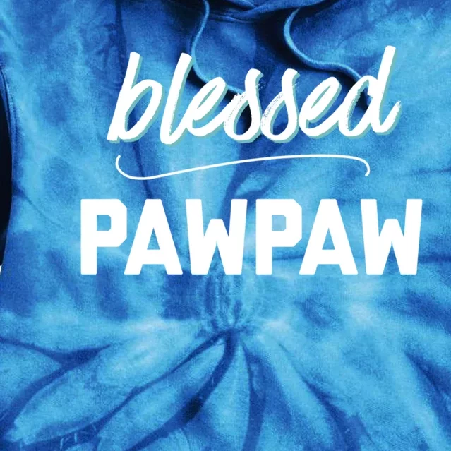 Blessed Pawpaw Christian Favorite Grandpa Cool Gift Tie Dye Hoodie