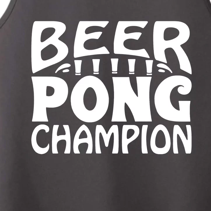 Beer Pong Champion Performance Tank