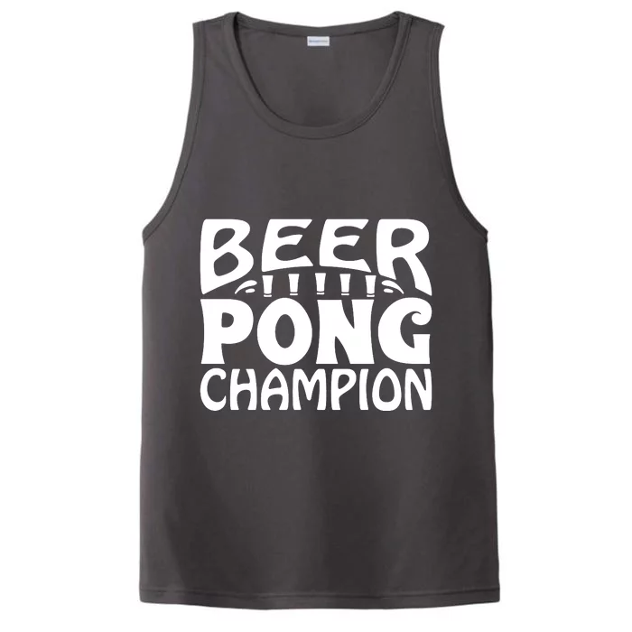 Beer Pong Champion Performance Tank