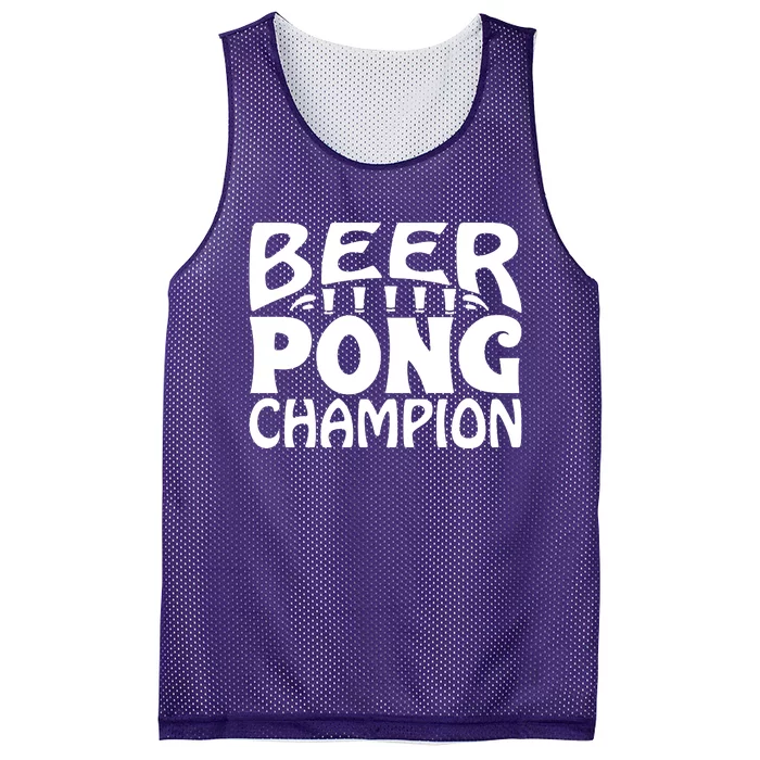 Beer Pong Champion Mesh Reversible Basketball Jersey Tank