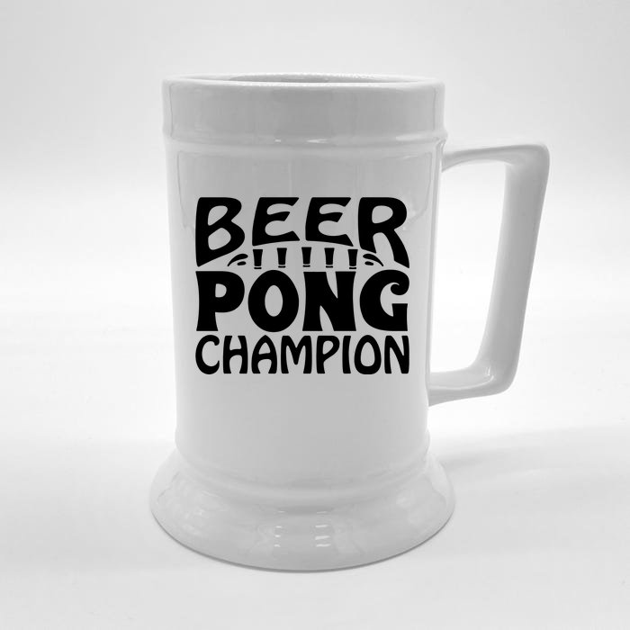 Beer Pong Champion Front & Back Beer Stein