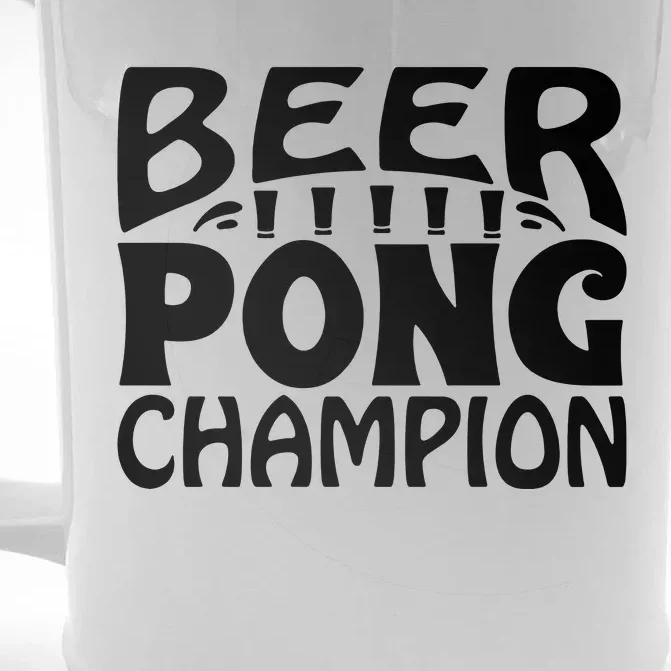 Beer Pong Champion Front & Back Beer Stein