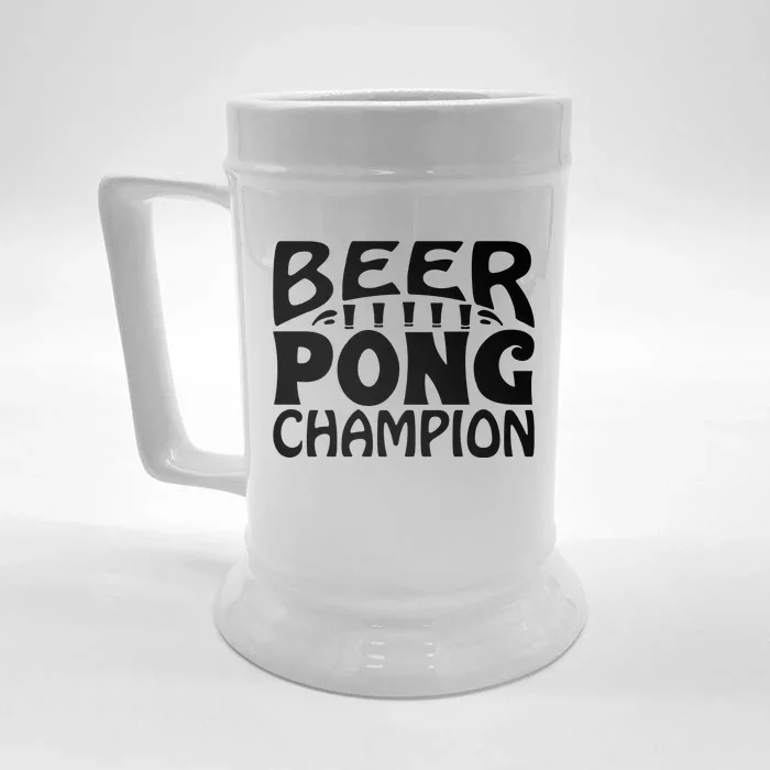 Beer Pong Champion Front & Back Beer Stein