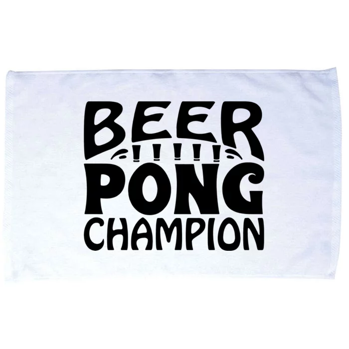 Beer Pong Champion Microfiber Hand Towel