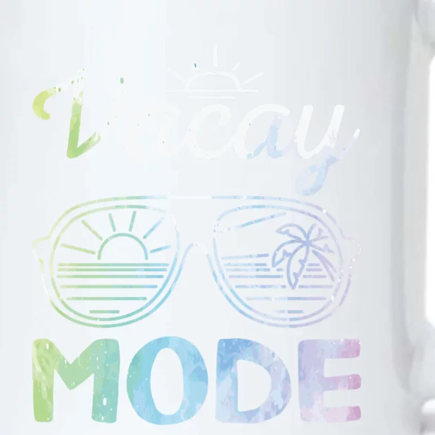 Beach Party Cruise Vacation Mode On Beach Goers Vacay Mode Gift Black Color Changing Mug