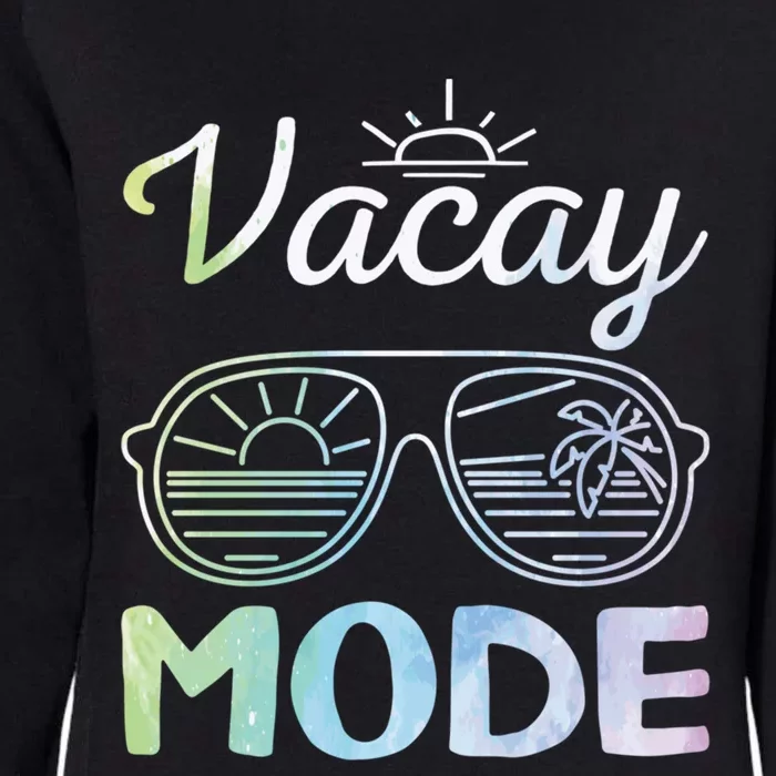 Beach Party Cruise Vacation Mode On Beach Goers Vacay Mode Gift Womens California Wash Sweatshirt