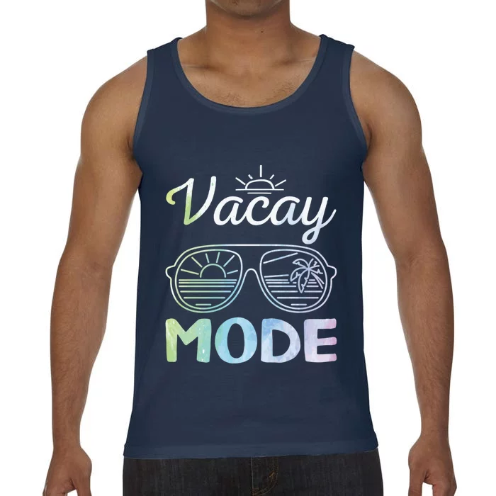 Beach Party Cruise Vacation Mode On Beach Goers Vacay Mode Gift Comfort Colors® Tank Top