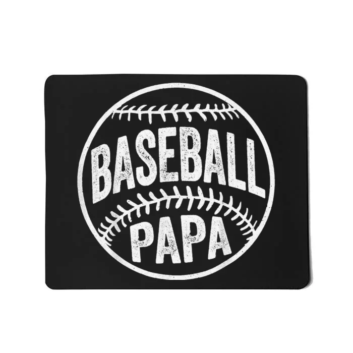 Baseball Papa Coach Father's Day Mousepad