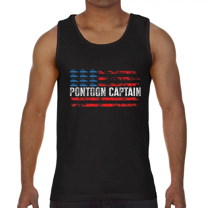 Boating Pontoon Captain Pontoon Boat Comfort Colors® Tank Top