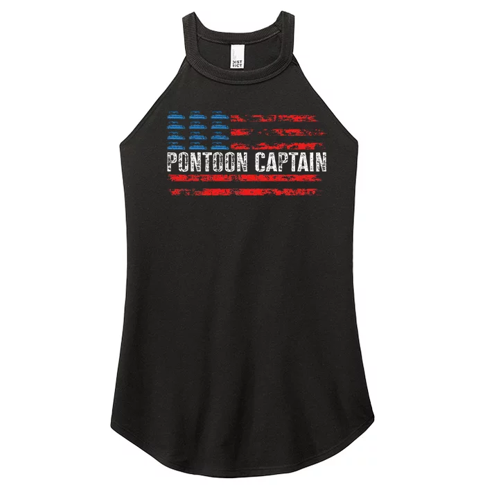 Boating Pontoon Captain Pontoon Boat Women’s Perfect Tri Rocker Tank