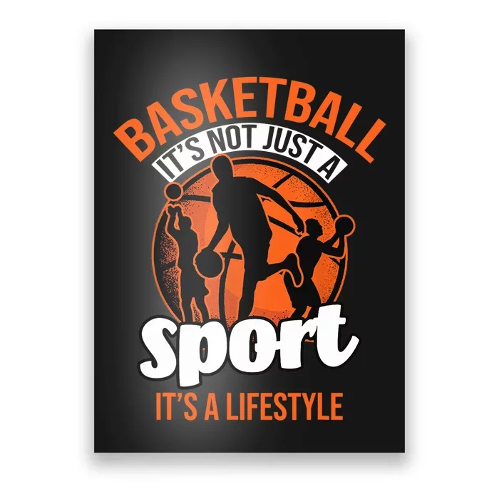 Basketball Player Coach Team Baller Sports Lover Bball Fan Poster