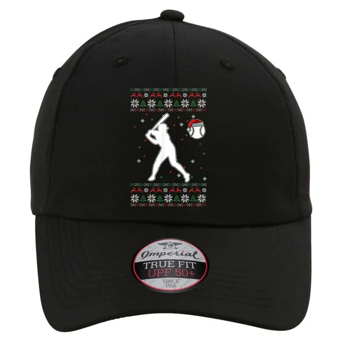 Baseball Player Christmas Cool Ugly X-Mas Pajama Boyss The Original Performance Cap